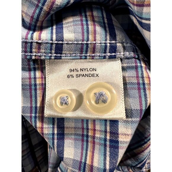 Peter Millar Summer Comfort Performance Men's Large Long Sleeve Button Down - Picture 7 of 8